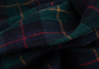 COMME des GARCONS HOMME PLUS Navy Green Check Pants Size XS