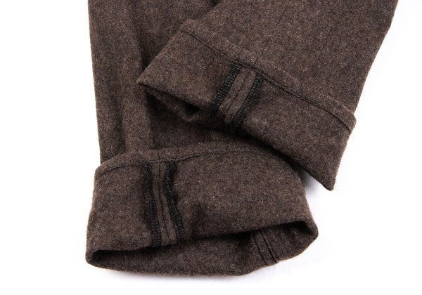 COMME des GARCONS HOMME PLUS Washed Felt Pants Brown Size XS