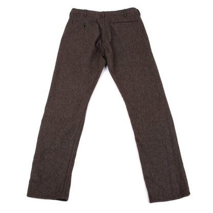 COMME des GARCONS HOMME PLUS Washed Felt Pants Brown Size XS