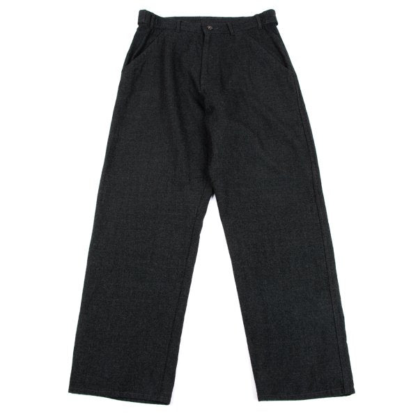 COMME des GARCONS HOMME PLUS Gray Wool Tapered Pants Size S