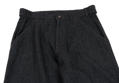 COMME des GARCONS HOMME PLUS Gray Wool Tapered Pants Size S