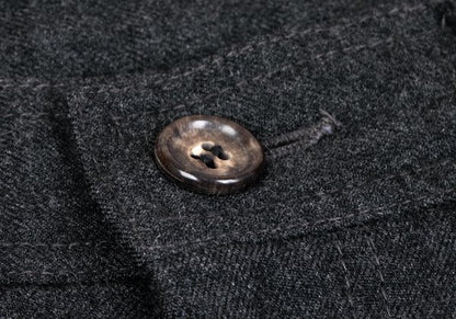 COMME des GARCONS HOMME PLUS Gray Wool Tapered Pants Size S