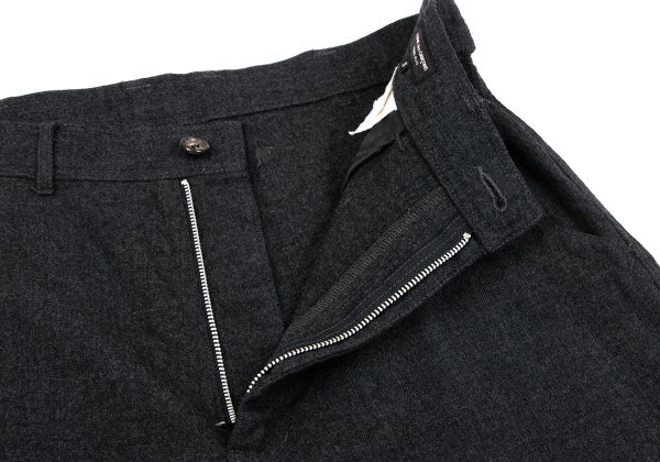 COMME des GARCONS HOMME PLUS Gray Wool Tapered Pants Size S