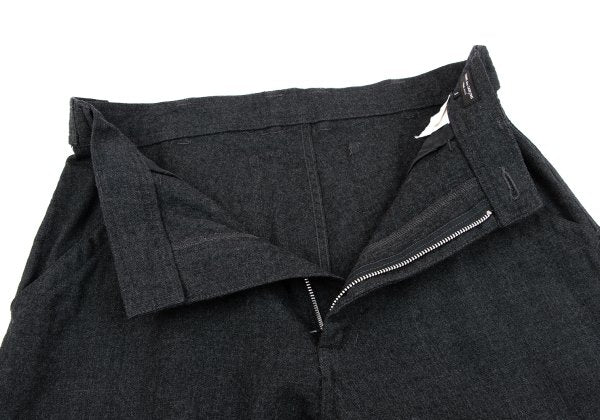 COMME des GARCONS HOMME PLUS Gray Wool Tapered Pants Size S