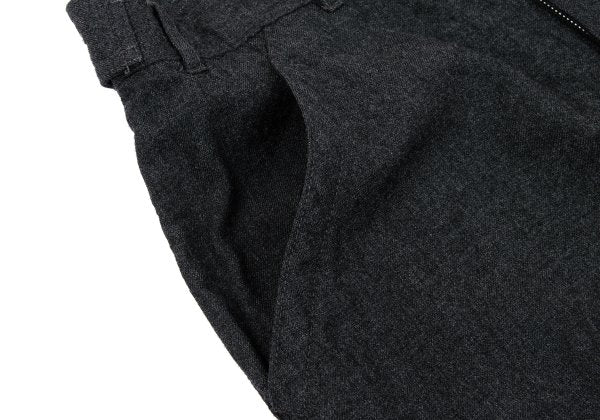 COMME des GARCONS HOMME PLUS Gray Wool Tapered Pants Size S