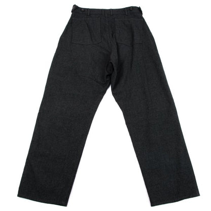 COMME des GARCONS HOMME PLUS Gray Wool Tapered Pants Size S