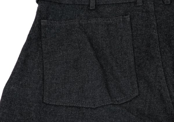 COMME des GARCONS HOMME PLUS Gray Wool Tapered Pants Size S