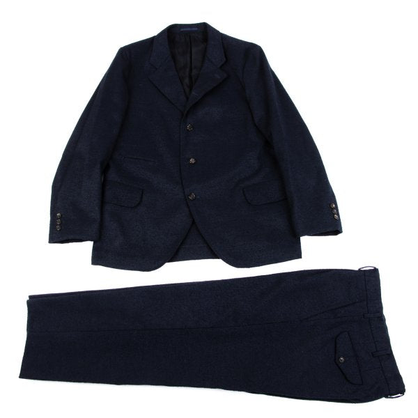 COMME des GARCONS HOMME PLUS Poly Pilling Set-Up Navy Ring Size M