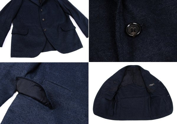 COMME des GARCONS HOMME PLUS Poly Pilling Set-Up Navy Ring Size M