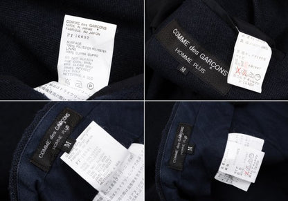 COMME des GARCONS HOMME PLUS Poly Pilling Set-Up Navy Ring Size M