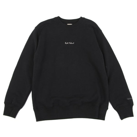 Karl Helmut Cotton Logo Print Sweatshirt Black Size M