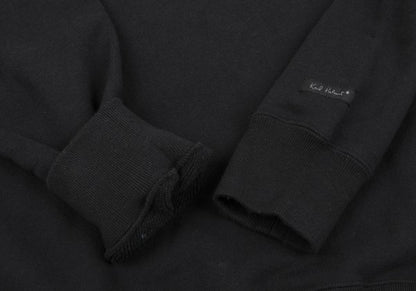 Karl Helmut Cotton Logo Print Sweatshirt Black Size M