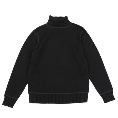 Karl Helmut Cotton Wool Turtleneck Sweater Black Size M