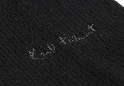 Karl Helmut Cotton Wool Turtleneck Sweater Black Size M