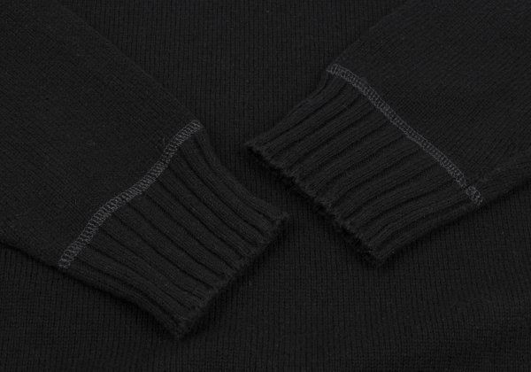 Karl Helmut Cotton Wool Turtleneck Sweater Black Size M