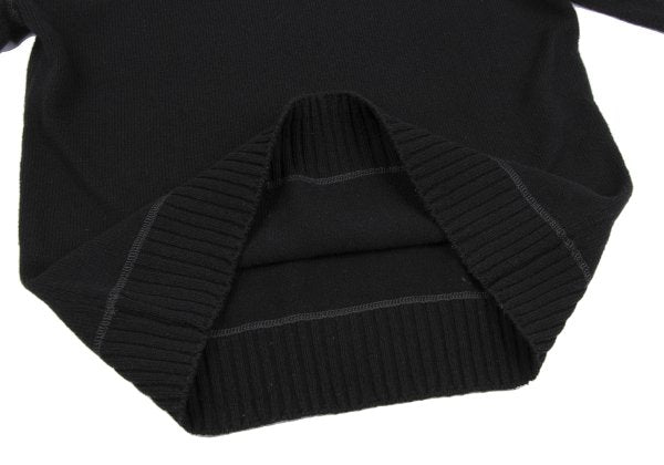 Karl Helmut Cotton Wool Turtleneck Sweater Black Size M