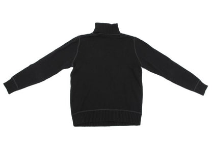 Karl Helmut Cotton Wool Turtleneck Sweater Black Size M