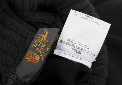 Karl Helmut Cotton Wool Turtleneck Sweater Black Size M