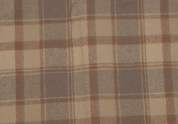 PENDLETON Brown Wool Check Open Collar Sleeve Shirt Size XXS