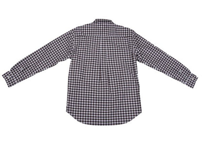 Papas Cotton Gingham Check Long Sleeve Shirt Size M