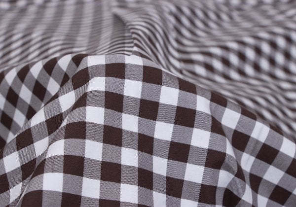 Papas Cotton Gingham Check Long Sleeve Shirt Size M