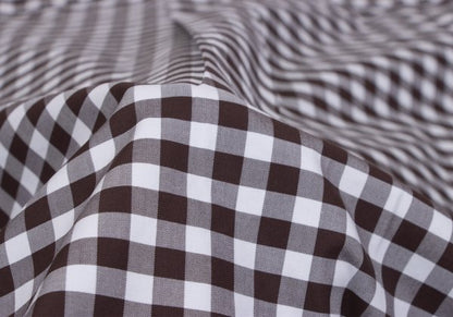 Papas Cotton Gingham Check Long Sleeve Shirt Size M