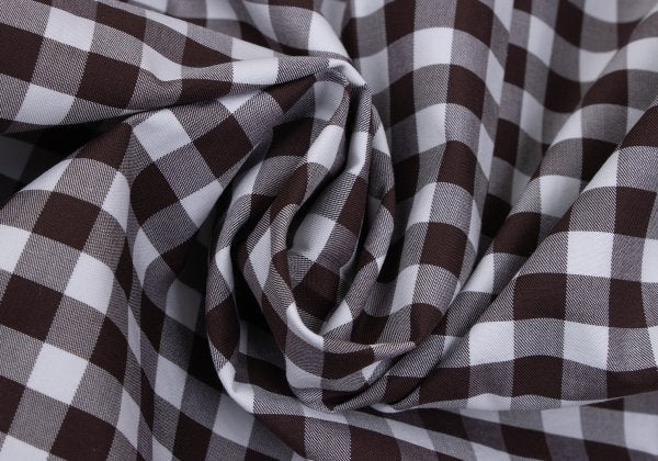 Papas Cotton Gingham Check Long Sleeve Shirt Size M