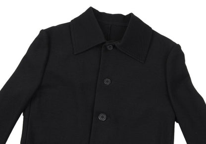 Yohji Yamamoto FEMME Wool Patch Pocket Jacket Black Size 3