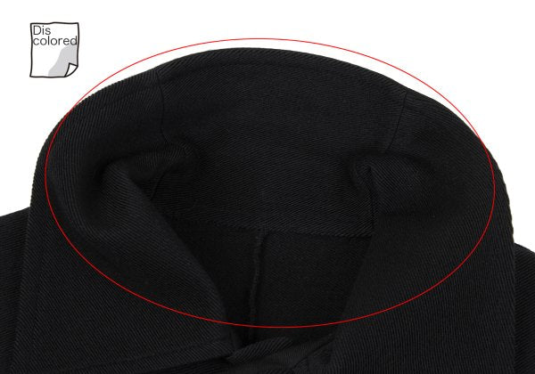 Yohji Yamamoto FEMME Wool Patch Pocket Jacket Black Size 3