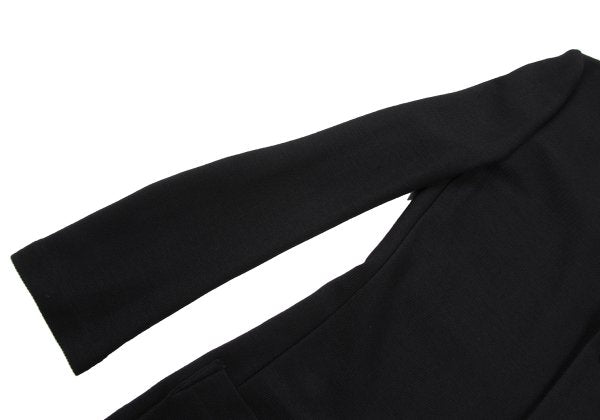 Yohji Yamamoto FEMME Wool Patch Pocket Jacket Black Size 3