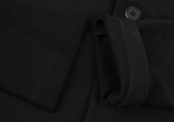 Yohji Yamamoto FEMME Wool Patch Pocket Jacket Black Size 3