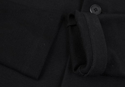 Yohji Yamamoto FEMME Wool Patch Pocket Jacket Black Size 3
