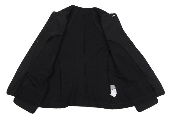 Yohji Yamamoto FEMME Wool Patch Pocket Jacket Black Size 3