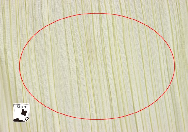 ISSEY MIYAKE Polyester Pleated Long Skirt Ivory Size 4