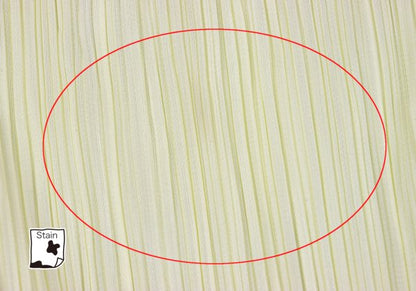ISSEY MIYAKE Polyester Pleated Long Skirt Ivory Size 4