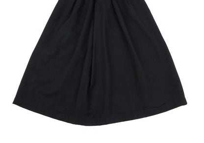 COMME des GARCONS Velour Panel Offset Skirt Black Size M