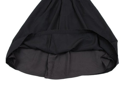 COMME des GARCONS Velour Panel Offset Skirt Black Size M