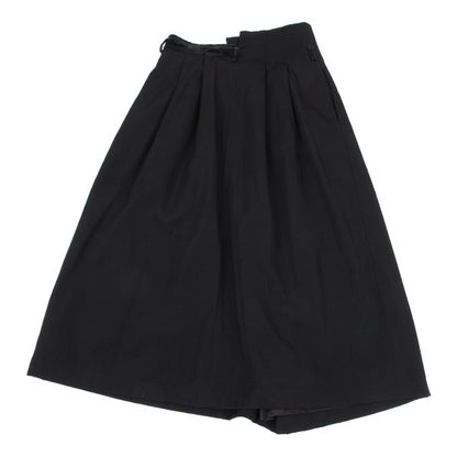 COMME des GARCONS Velour Panel Offset Skirt Black Size M
