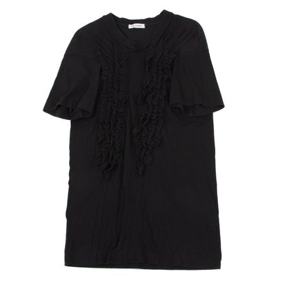 COMME des GARCONS Cotton Frill Patch T-Shirt Black Size M