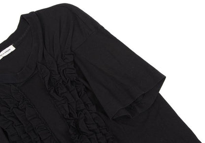 COMME des GARCONS Cotton Frill Patch T-Shirt Black Size M