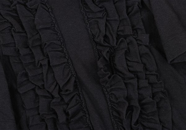 COMME des GARCONS Cotton Frill Patch T-Shirt Black Size M