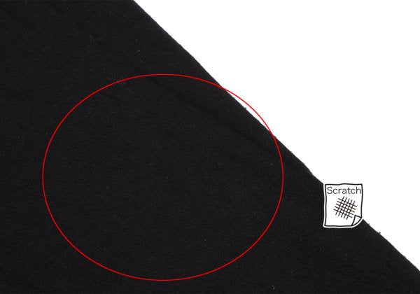 COMME des GARCONS Cotton Frill Patch T-Shirt Black Size M
