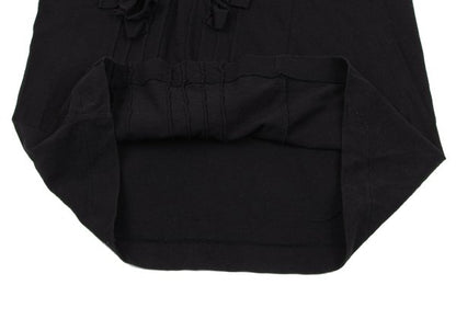COMME des GARCONS Cotton Frill Patch T-Shirt Black Size M