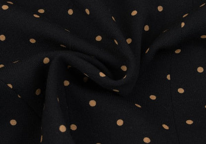 KENZO Dot Print Wool Cutaway Jacket Black Size M