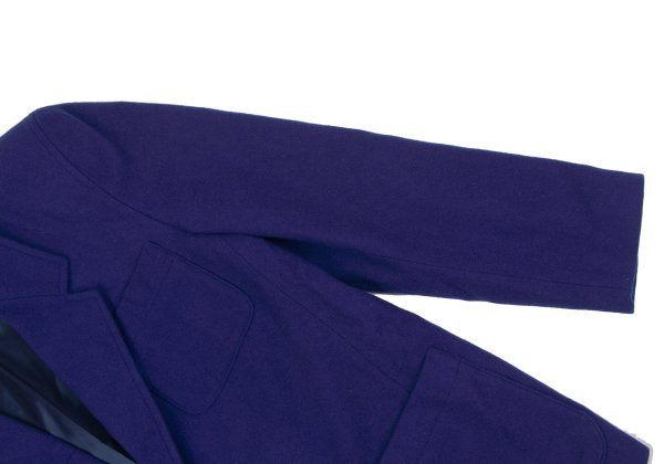 KENZO Wool Patch Pocket 2B Jacket Purple Size M