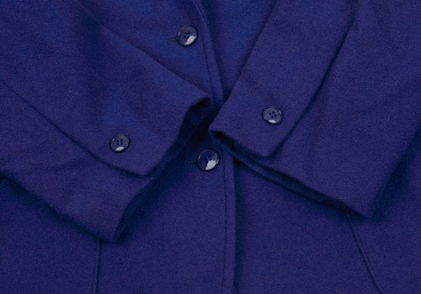 KENZO Wool Patch Pocket 2B Jacket Purple Size M