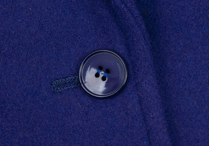 KENZO Wool Patch Pocket 2B Jacket Purple Size M