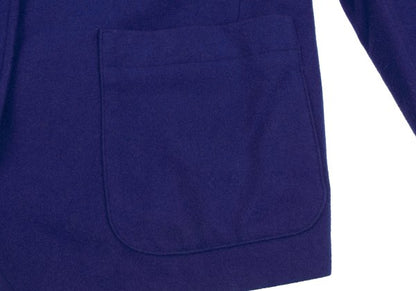 KENZO Wool Patch Pocket 2B Jacket Purple Size M