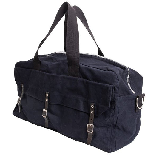 Y's for men Canvas Boston Duffle Bag Blue
