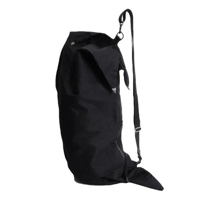 Y's Metal Embellished Cotton Shoulder Bag